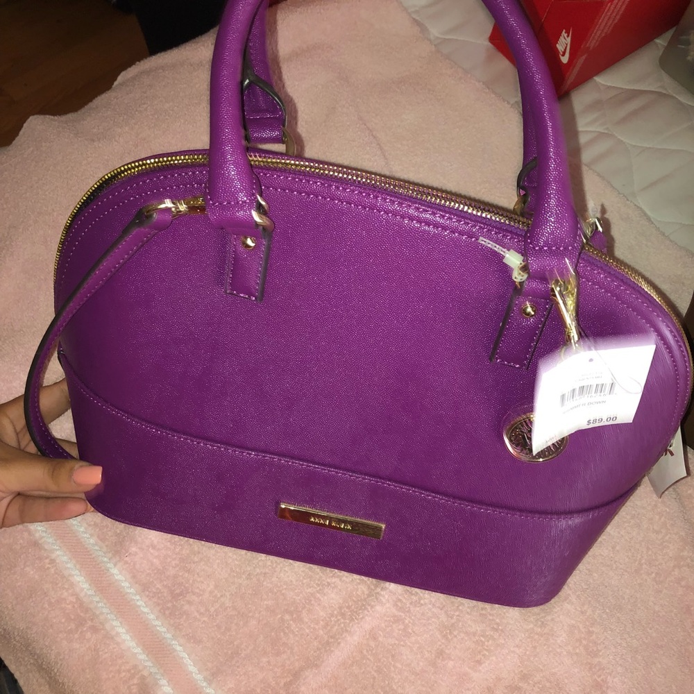 NWT purple Anne Klein Purse